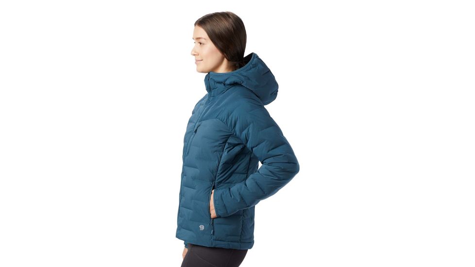 Mountain Hardwear Super/DS Stretchdown Hooded Jacket - Women's, Icelandic, Large, OL7673324-L