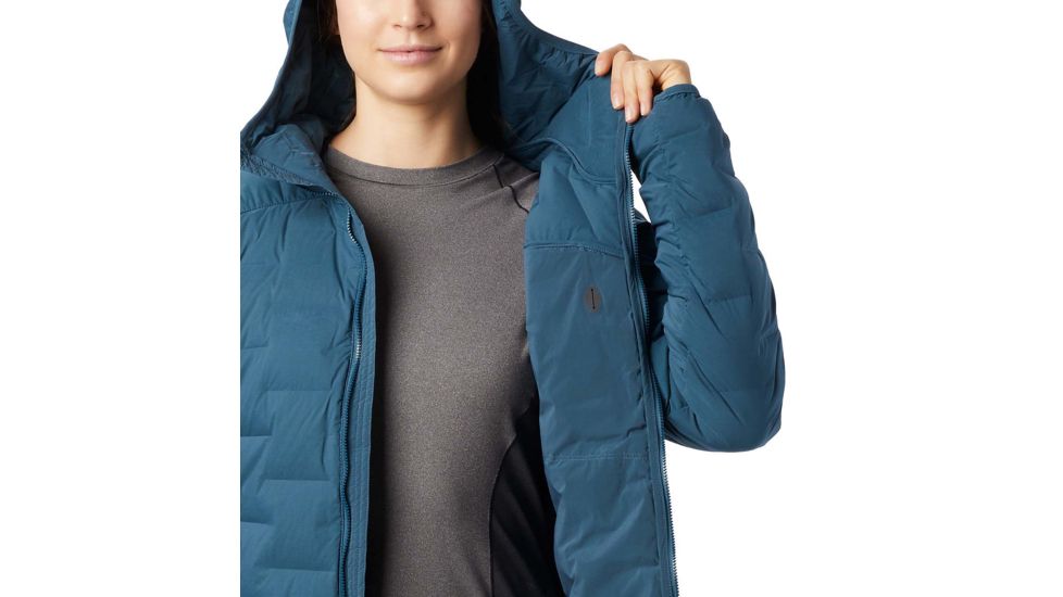 Mountain Hardwear Super/DS Stretchdown Hooded Jacket - Women's, Icelandic, Large, OL7673324-L