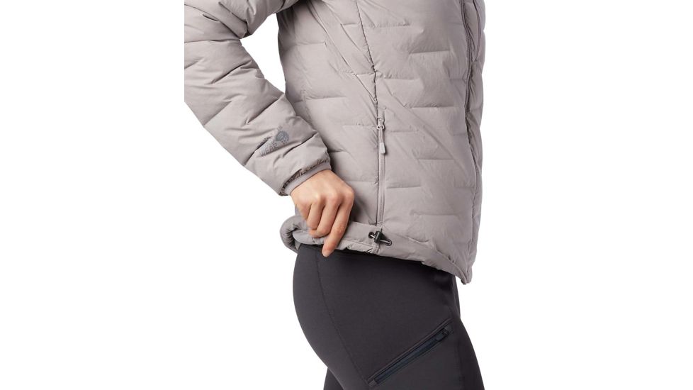 Mountain Hardwear Super/DS Stretchdown Hooded Jacket - Womens, Mystic Purple, Large, Regular Inseam, OL7673514-L