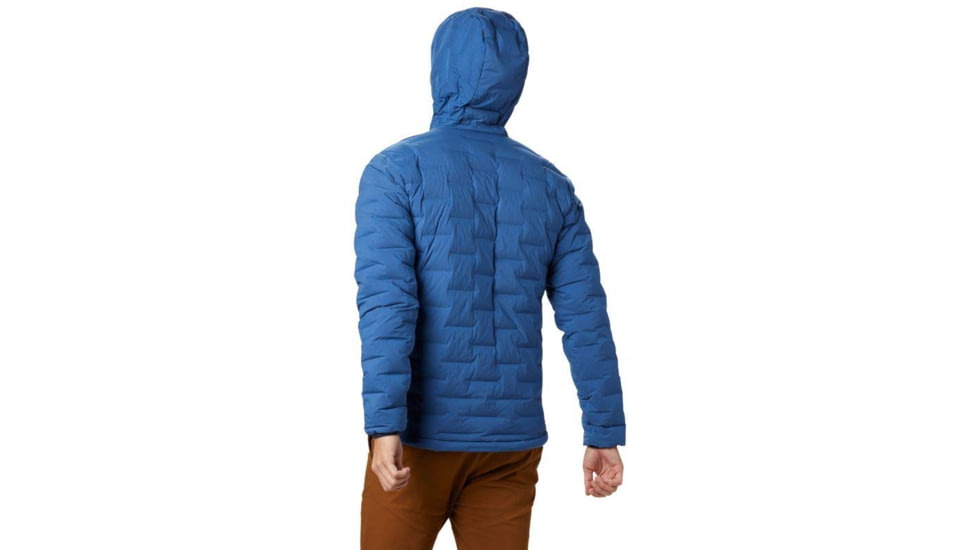 Mountain Hardwear Super DS Stretchdown Hooded Jacket - Womens, Nightfall Blue, Large, 1846421448-L