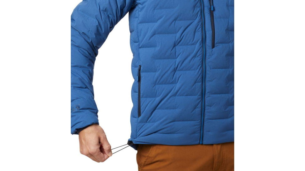 Mountain Hardwear Super DS Stretchdown Hooded Jacket - Womens, Nightfall Blue, Large, 1846421448-L