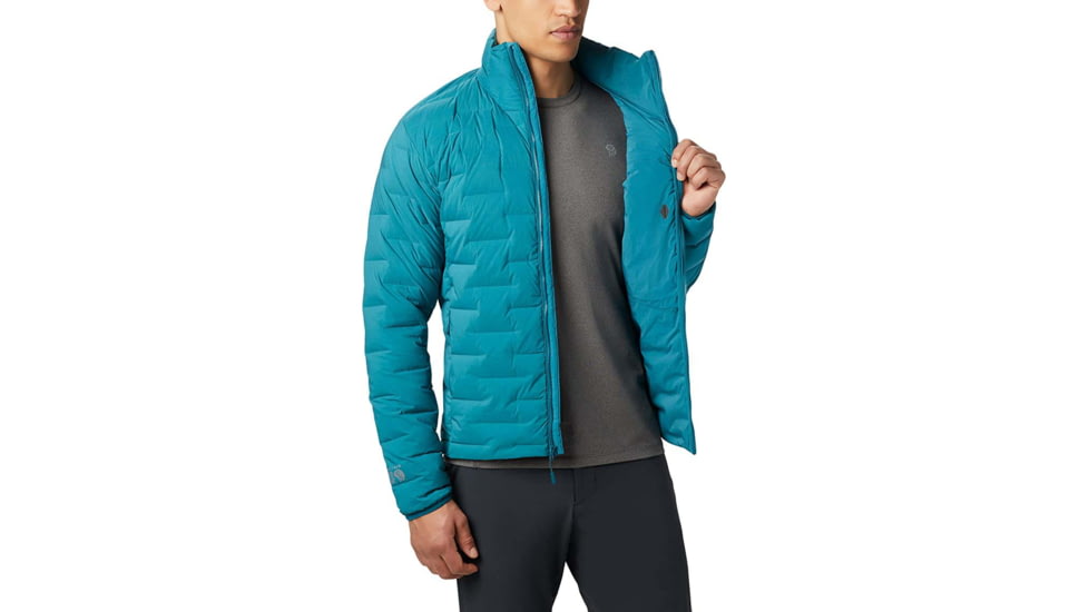 Mountain Hardwear Super/DS Stretchdown Jacket - Mens, Dive, 2XL, OM8055468-XXL