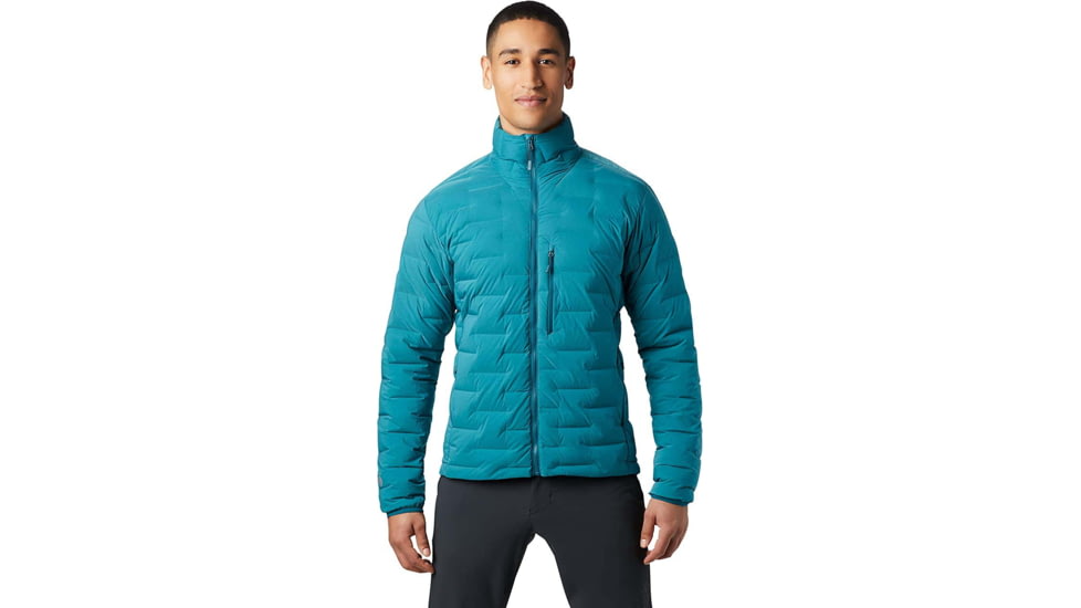 Mountain Hardwear Super/DS Stretchdown Jacket - Mens, Dive, 2XL, OM8055468-XXL