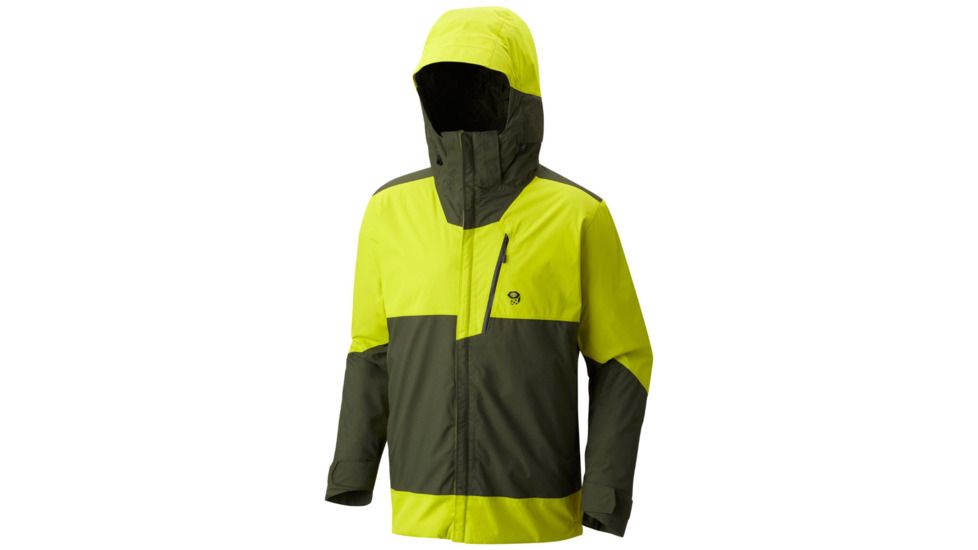 Mountain Hardwear Superbird Insulated Jacket - Mens, Shark, Zinc, Medium OM0736492-M
