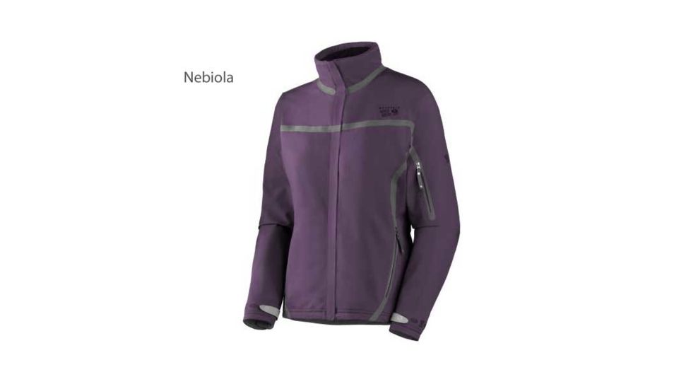Mountain Hardwear Synchro Jacket Womens - Black-Large