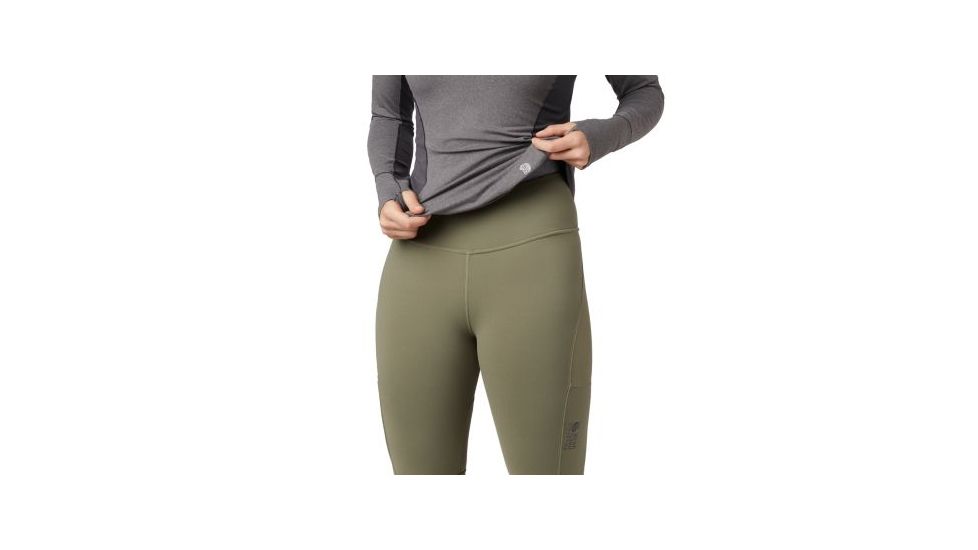 Mountain Hardwear Tanderra Tight - Womens, Light Army, Large, Regular, 1852001333-L-R