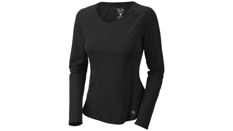 Mountain Hardwear Tephra Trek Long Sleeve Shirt - Women's-Black-X-Small