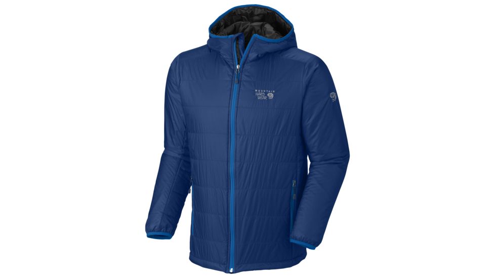 Mountain Hardwear Thermostatic Hooded Jacket - Men's-Royal-X-Large