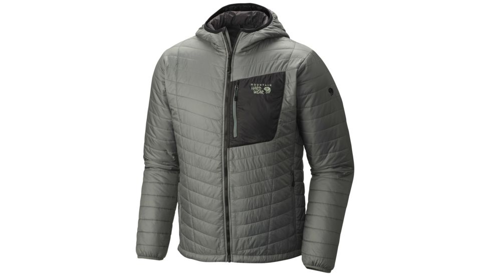 Mountain Hardwear Thermostatic Hooded Jacket - Men's-Thunderhead Grey-Medium