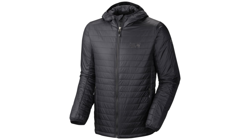 Mountain Hardwear Thermostatic Hooded Jacket - Mens-Black-X-Large