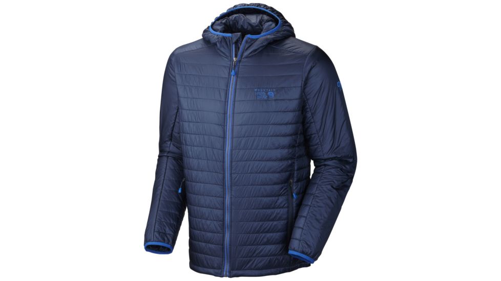 Mountain Hardwear Thermostatic Hooded Jacket - Mens-Collegiate Navy-XX-Large