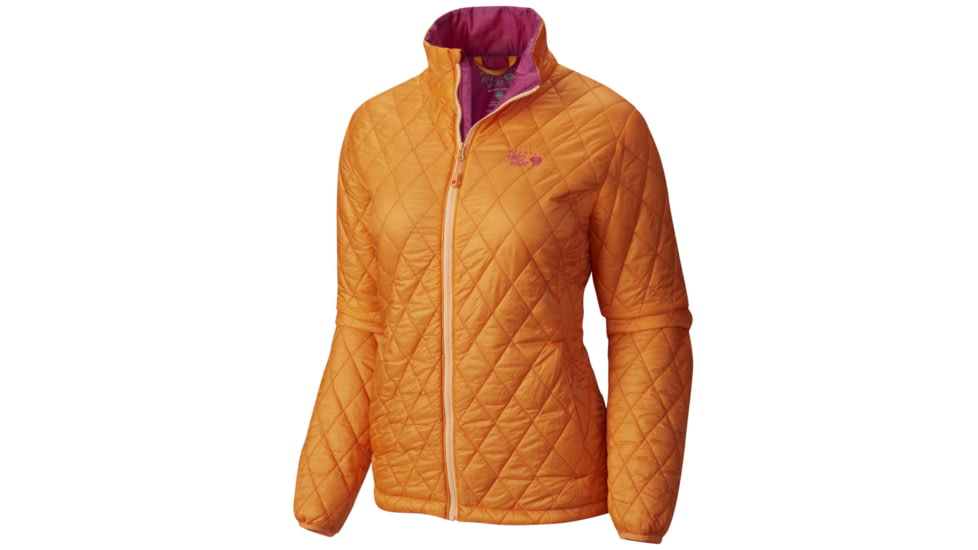 Mountain Hardwear Thermostatic Jacket - Womens-Orange Zest/Deep Blush-Small