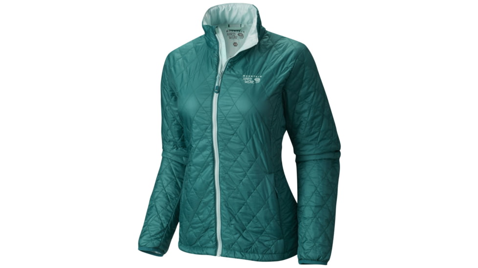 Mountain Hardwear Thermostatic Jacket - Womens-Teal Green-Medium