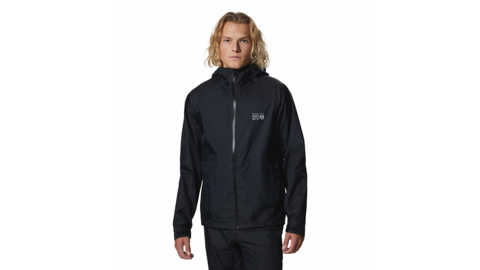 Mountain Hardwear Threshold Jacket - Men's, Black, Large, 2024591010-BLACK-L
