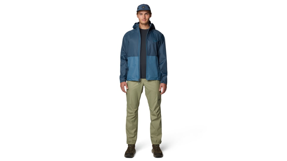 Mountain Hardwear Threshold Jacket - Mens, Moon Blue, Adriatic Blue, XL, 190423032570