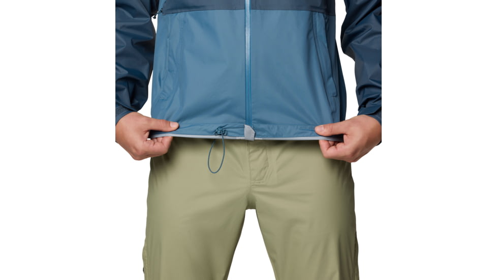 Mountain Hardwear Threshold Jacket - Mens, Moon Blue, Adriatic Blue, XL, 190423032570