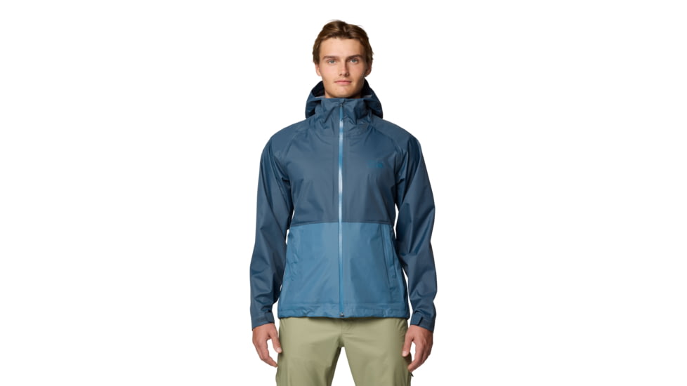 Mountain Hardwear Threshold Jacket - Mens, Moon Blue, Adriatic Blue, XL, 190423032570
