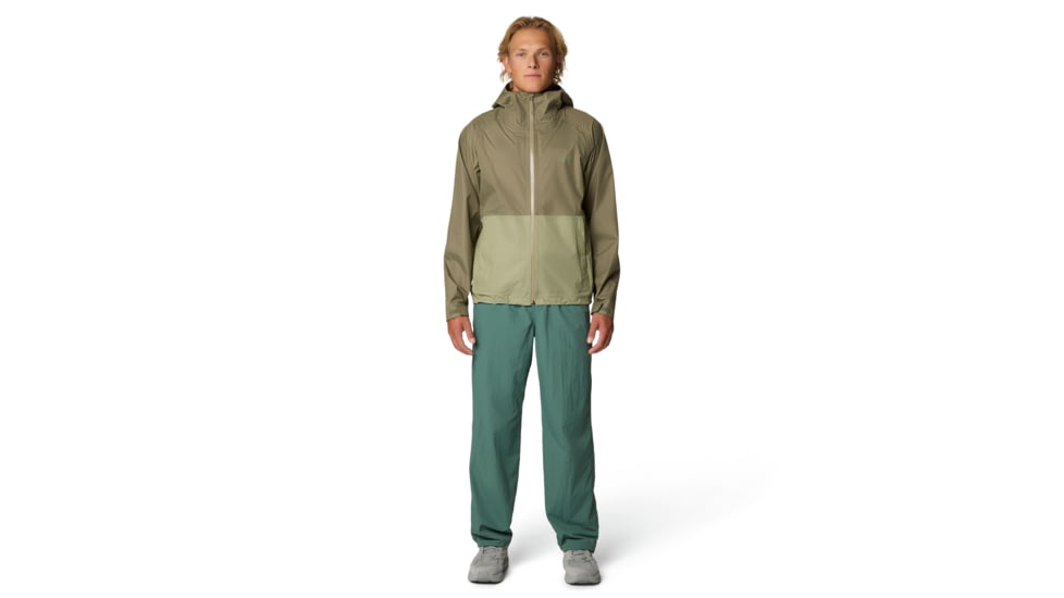Mountain Hardwear Threshold Jacket - Mens, Stone Green, Mantis Green, XXL, 190423032631