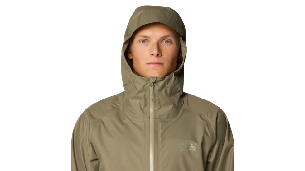 Mountain Hardwear Threshold Jacket - Mens, Stone Green, Mantis Green, XXL, 190423032631