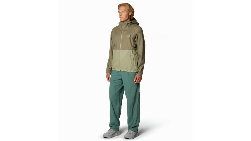 Mountain Hardwear Threshold Jacket - Mens, Stone Green, Mantis Green, XXL, 190423032631