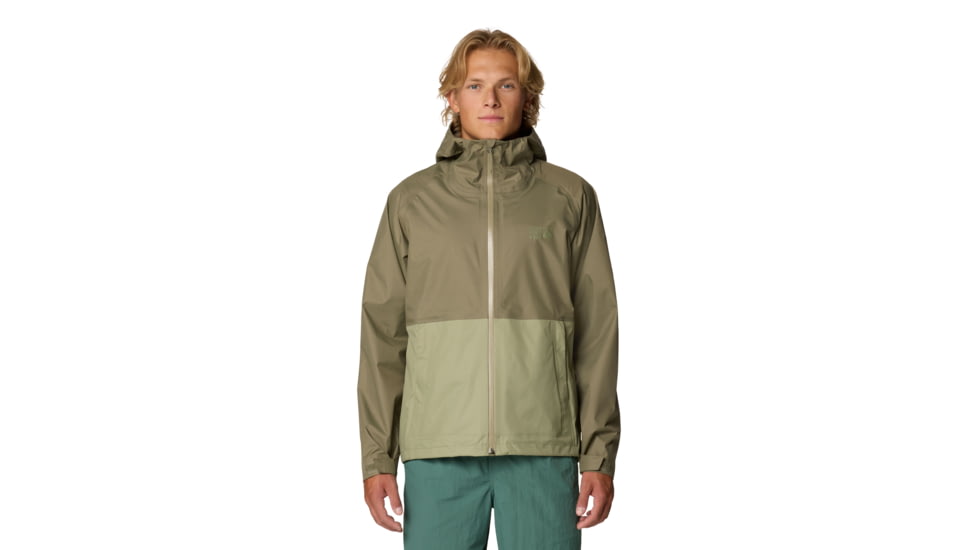Mountain Hardwear Threshold Jacket - Mens, Stone Green, Mantis Green, XXL, 190423032631