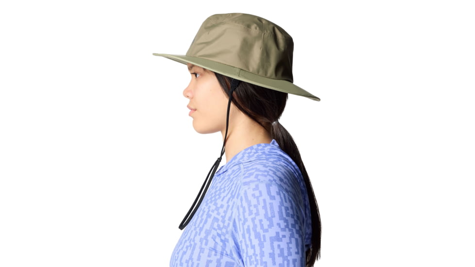 Mountain Hardwear Threshold Rain Hat, Stone Green, Mantis, S/M, 190423014774