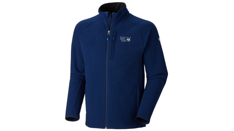 Mountain Hardwear Toasty Tweed Fleece Jacket - Men's-Collegiate Navy-Small
