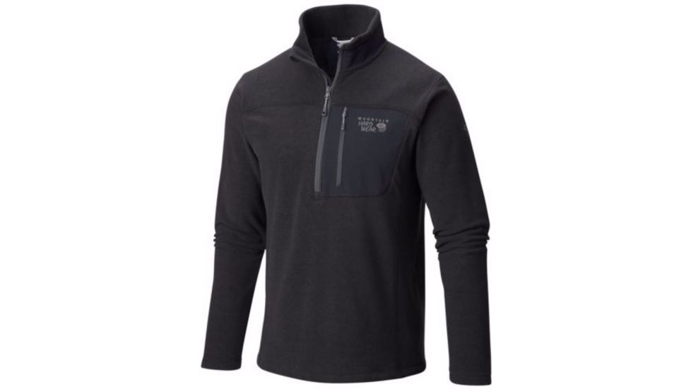 Mountain Hardwear Toasty Twill 1/2 Zip - Men's-Black-Large
