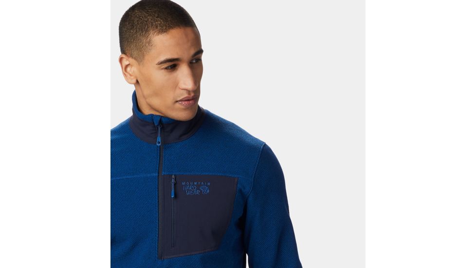 Mountain Hardwear Toasty Twill Fleece 1/2 Zip, Nightfall Blue, S, 1677291448-S