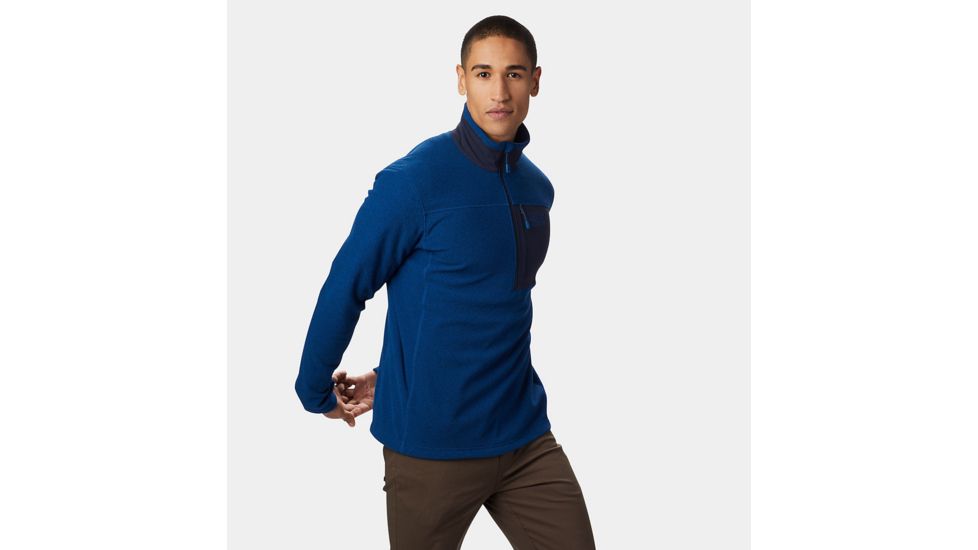 Mountain Hardwear Toasty Twill Fleece 1/2 Zip, Nightfall Blue, S, 1677291448-S