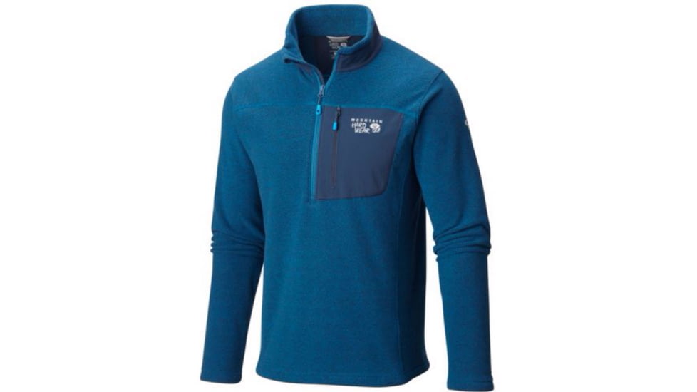 Mountain Hardwear Toasty Twill 1/2 Zip - Men's-Phoenix Blue-Medium