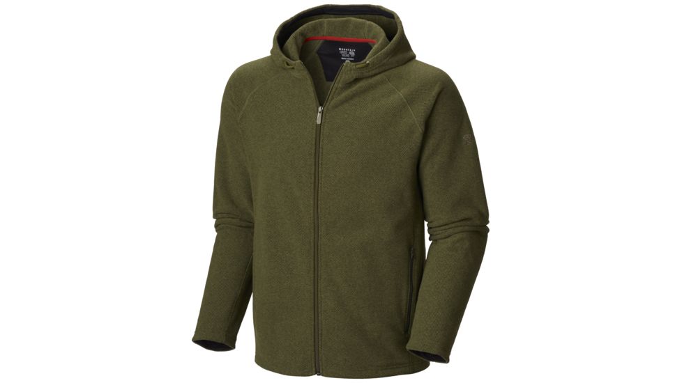 Mountain Hardwear Toasty Twill Full-Zip Hoody - Men's-Utility Green-XX-Large