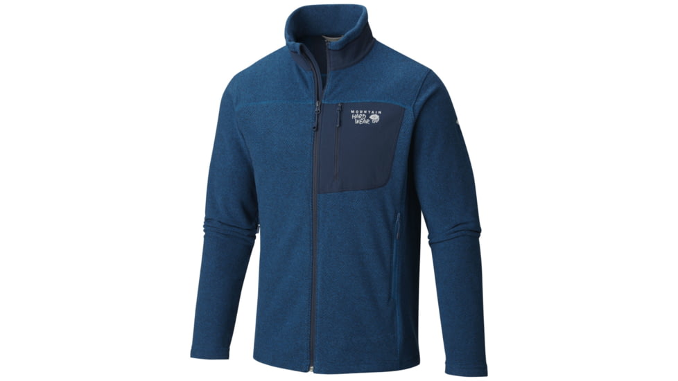 Mountain Hardwear Toasty Twill Jacket - Mens-Phoenix Blue/Hardwear Navy-Large