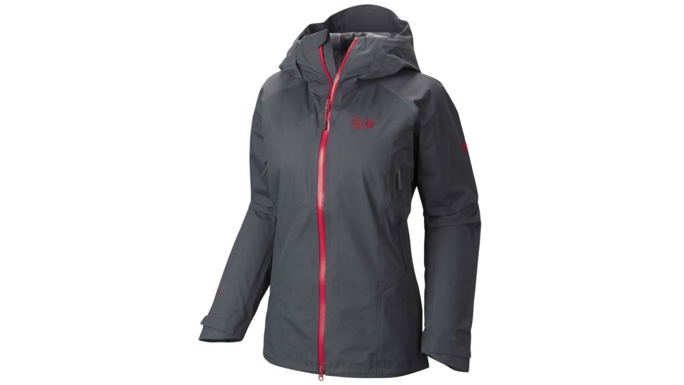 Mountain Hardwear Torsun Jacket - Womens-Graphite/Bright Rose-X-Small
