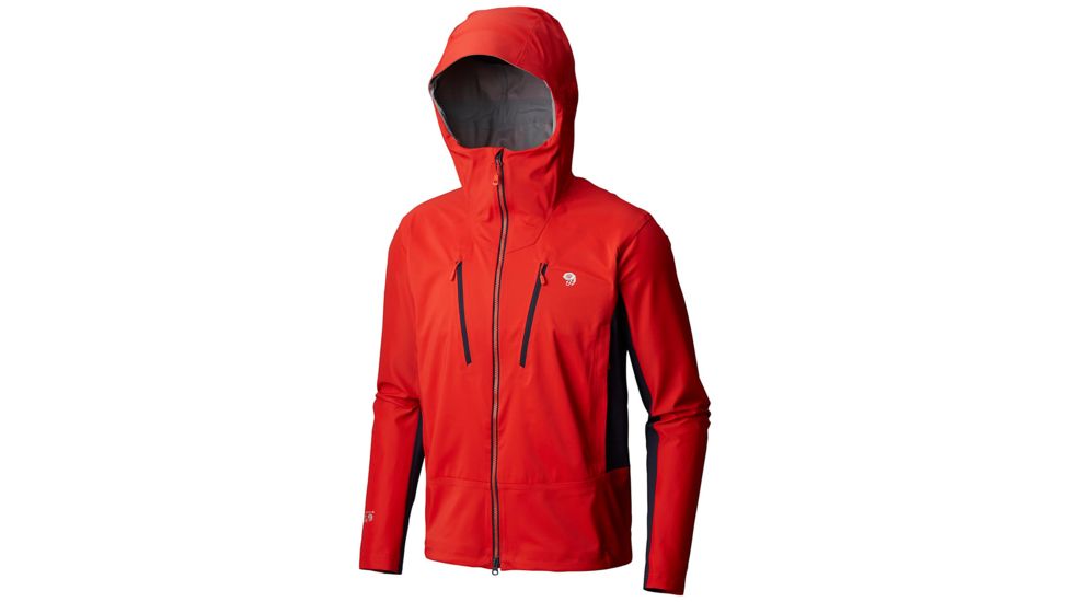 Mountain Hardwear Touren Hooded Jacket, Fiery Red, S, 1765341636-S
