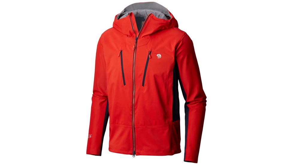 Mountain Hardwear Touren Hooded Jacket, Fiery Red, S, 1765341636-S