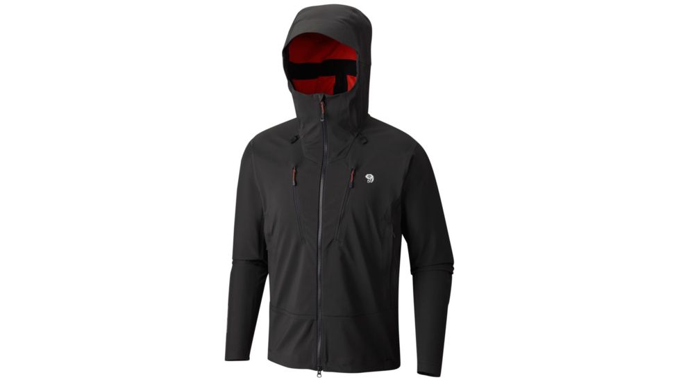 Mountain Hardwear Touren Hooded Jacket - Men's, Stealth Grey, S 1765341006-S