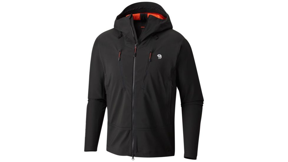 Mountain Hardwear Touren Hooded Jacket - Men's, Stealth Grey, S 1765341006-S