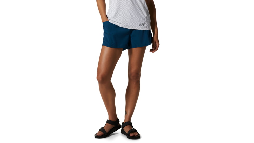 Mountain Hardwear Trail Sender Short - Women's, Dark Caspian, Small, Regular, 1982781418-S-R