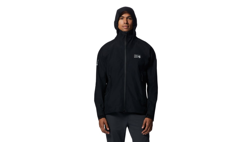 Mountain Hardwear TrailVerse Gore-Tex Jacket - Men's, Black, XSxR, 2092321-010-S