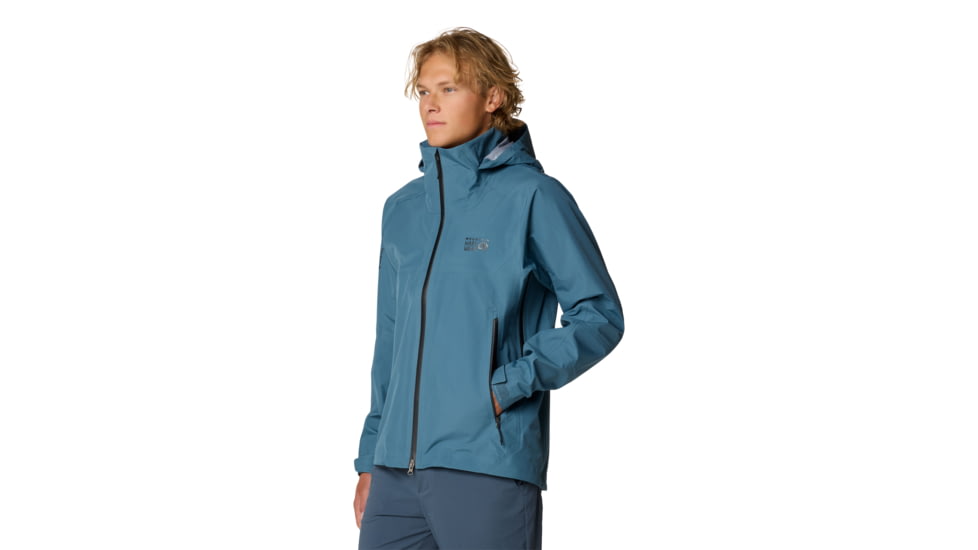 Mountain Hardwear TrailVerse GORE-TEX Jacket - Mens, Adriatic Blue, XL, 190423048557