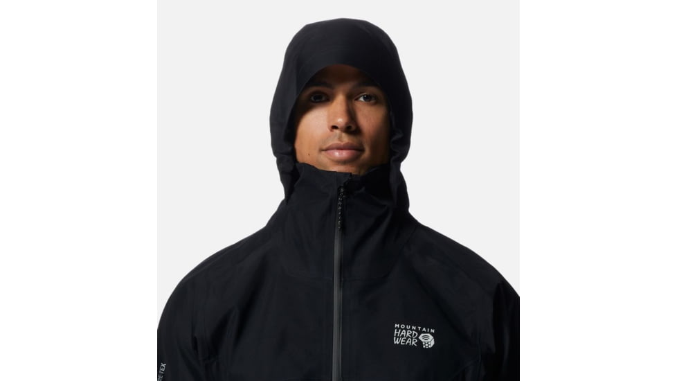 Mountain Hardwear TrailVerse Gore-Tex Jacket - Mens, Black, Small, 2024561010-S