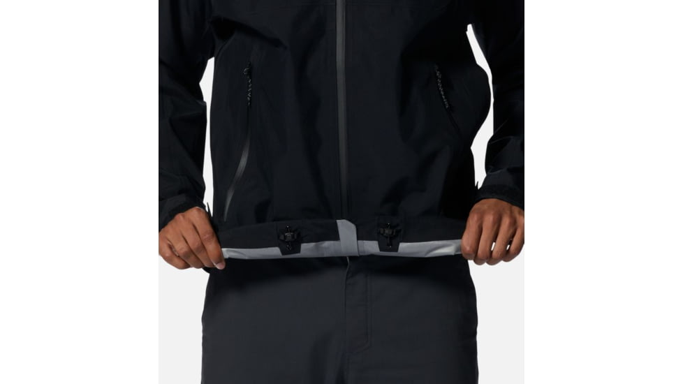Mountain Hardwear TrailVerse Gore-Tex Jacket - Mens, Black, Small, 2024561010-S