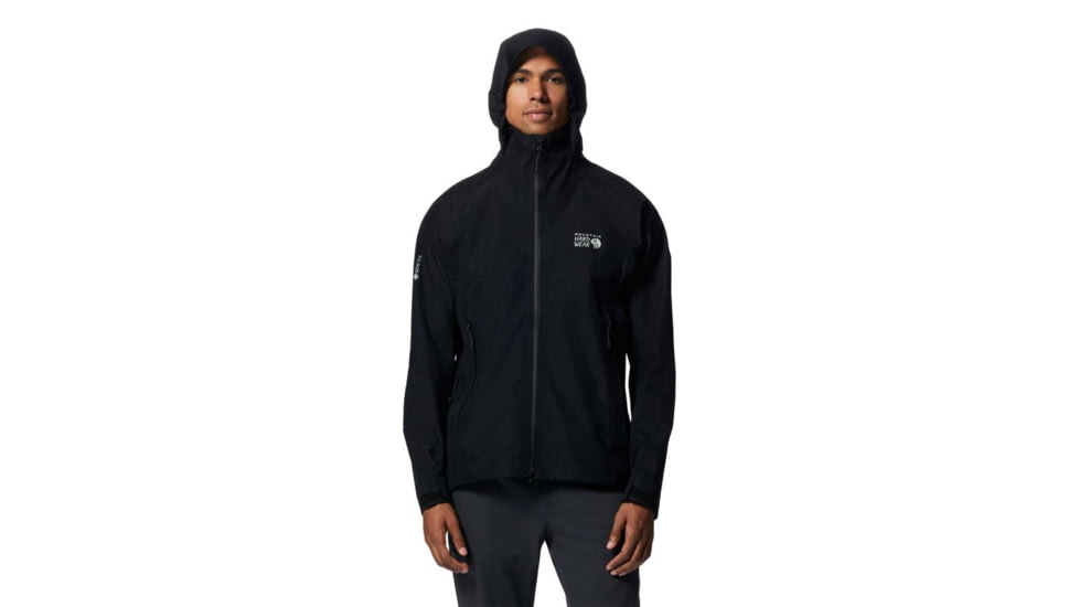 Mountain Hardwear TrailVerse Gore-Tex Jacket - Mens, Black, Small, 2024561010-S