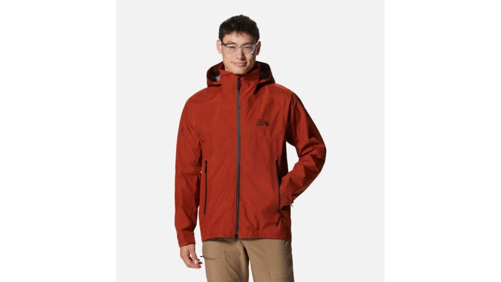 Mountain Hardwear TrailVerse Gore-Tex Jacket - Mens, Dark Copper, Small, 2024561838-S