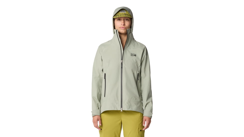 Mountain Hardwear TrailVerse GORE-TEX Jacket - Women's, White Sage, S, 2092851-341-S