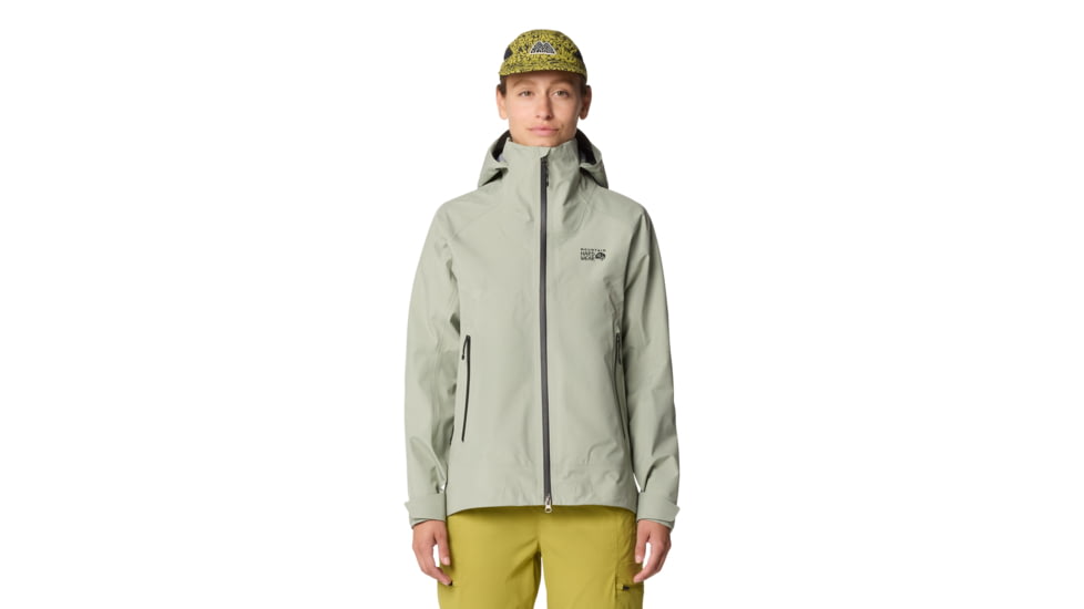Mountain Hardwear TrailVerse GORE-TEX Jacket - Women's, White Sage, S, 2092851-341-S