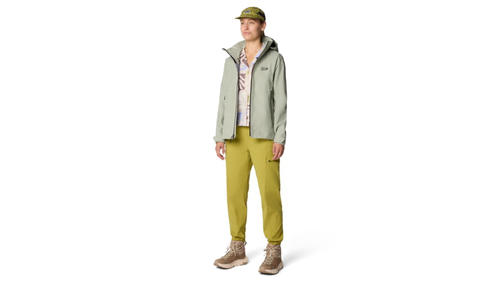 Mountain Hardwear TrailVerse GORE-TEX Jacket - Women's, White Sage, S, 2092851-341-S