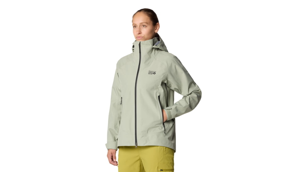 Mountain Hardwear TrailVerse GORE-TEX Jacket - Women's, White Sage, S, 2092851-341-S