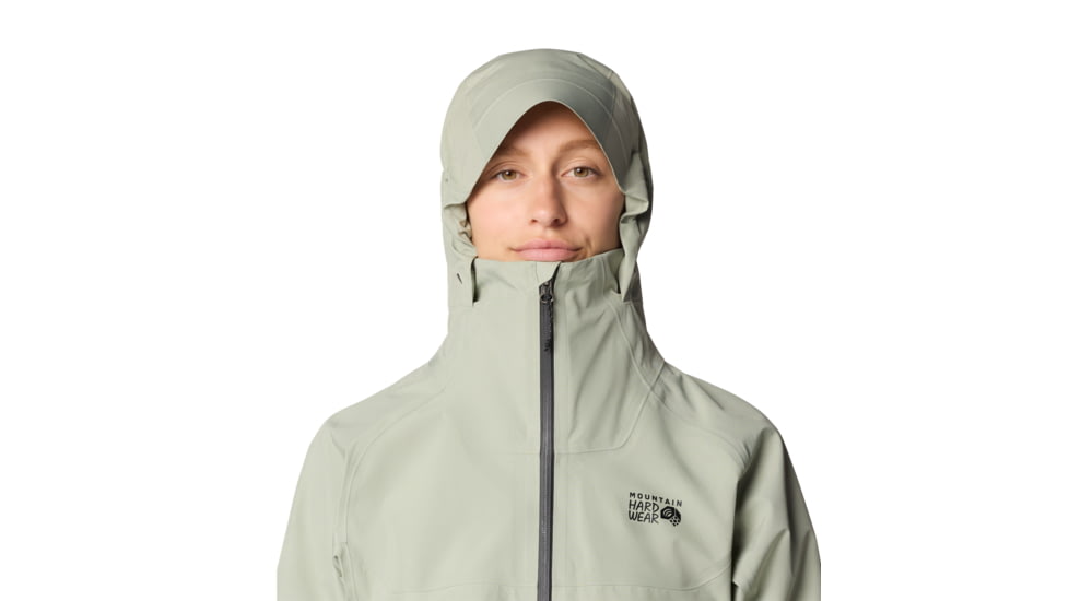 Mountain Hardwear TrailVerse GORE-TEX Jacket - Women's, White Sage, S, 2092851-341-S